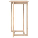 Bartisch Grau 60x60x110 cm Massivholz Kiefer – Bild 3