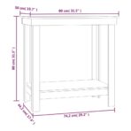 Werkbank 80x50x80 cm Massivholz Kiefer – Bild 8
