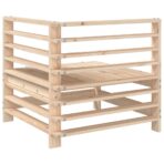 Garten-Ecksofa Massivholz Kiefer – Bild 3