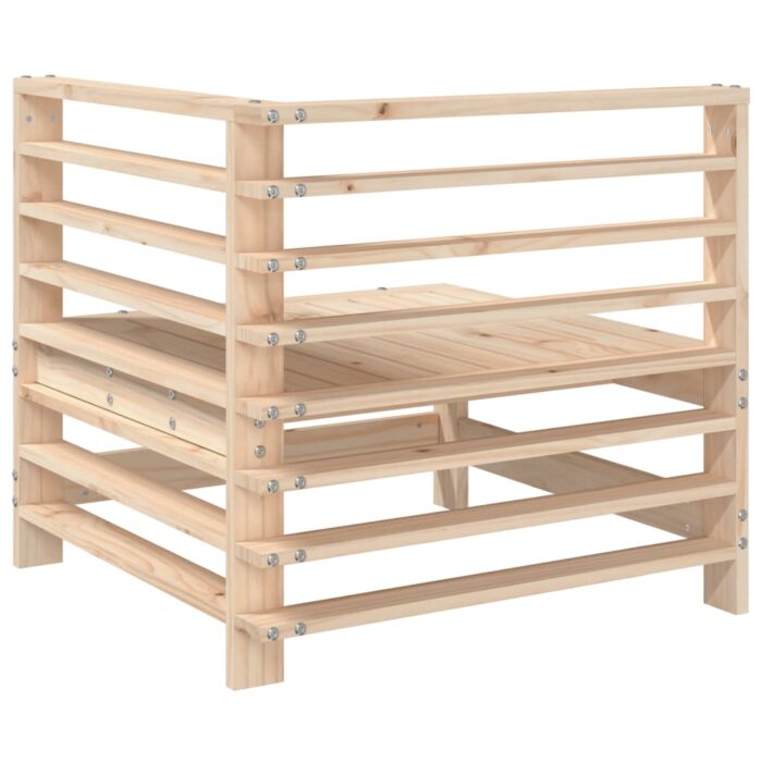 Garten-Ecksofa Massivholz Kiefer – Bild 3