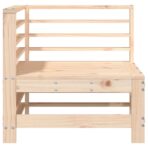 Garten-Ecksofa Massivholz Kiefer – Bild 4