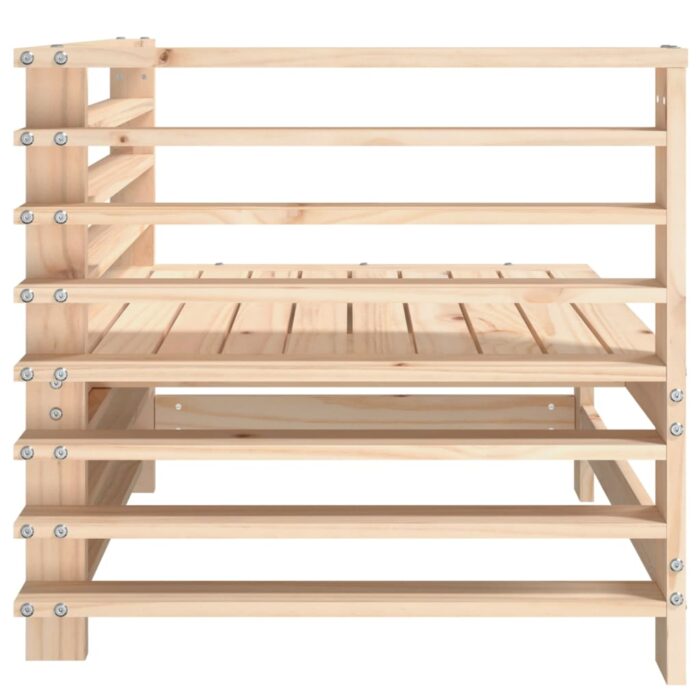 Garten-Ecksofa Massivholz Kiefer – Bild 5