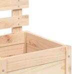 Pflanzkübel mit Rankhilfe Weiss 39x39,5x114 cm Massivholz Kiefer – Bild 7