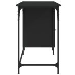 Computertisch Schwarz 131x48x75 cm Holzwerkstoff – Bild 6
