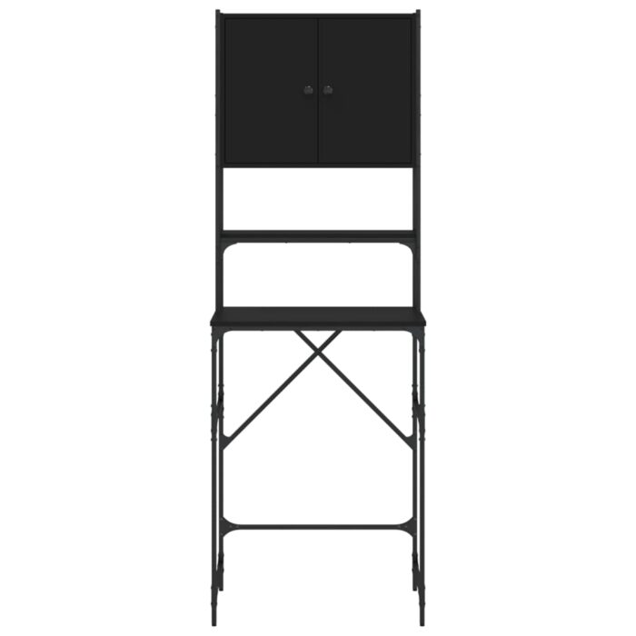 Waschmaschinenschrank Schwarz 68x48,5x194 cm – Bild 8