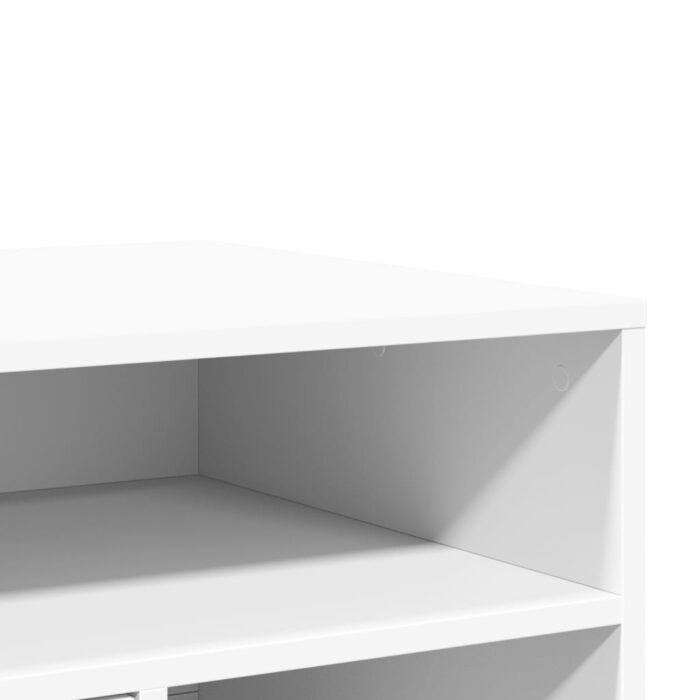 Druckerständer mit Rollen Weiss 60x50x67 cm – Bild 8