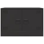 TV-Schrank Schwarz 67x39x44 cm Stahl – Bild 6