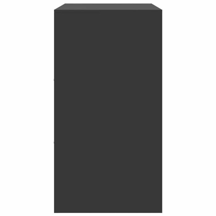Sideboard Schwarz 67x39x73 cm Stahl – Bild 8