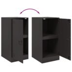 Sideboard Schwarz 34,5x39x73 cm Stahl – Bild 10