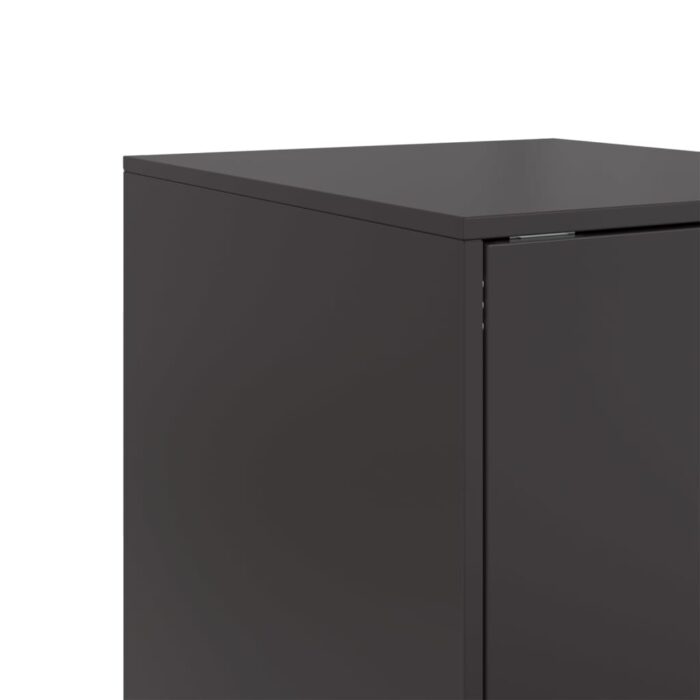 Sideboard Schwarz 34,5x39x73 cm Stahl – Bild 11