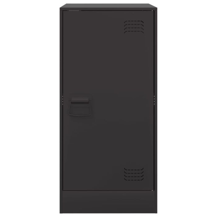 Sideboard Schwarz 34,5x39x73 cm Stahl – Bild 6