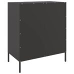 Sideboard Schwarz 68x39x79 cm Stahl – Bild 8