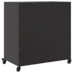 Sideboard Schwarz 68x39x72 cm Stahl – Bild 8