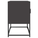 TV-Schrank Schwarz 68x39x60,5 cm Kaltgewalzter Stahl – Bild 7