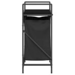 Wäschekorb 1 Fach mit Ablage Schwarz Eichen-Optik – Bild 7