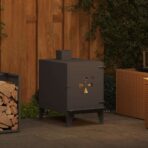 Gartenofen 35x50x60 cm Cortenstahl – Bild 4