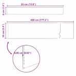 Raseneinfassung Silber 450 x 0,05 x 15 cm Edelstahl – Bild 11