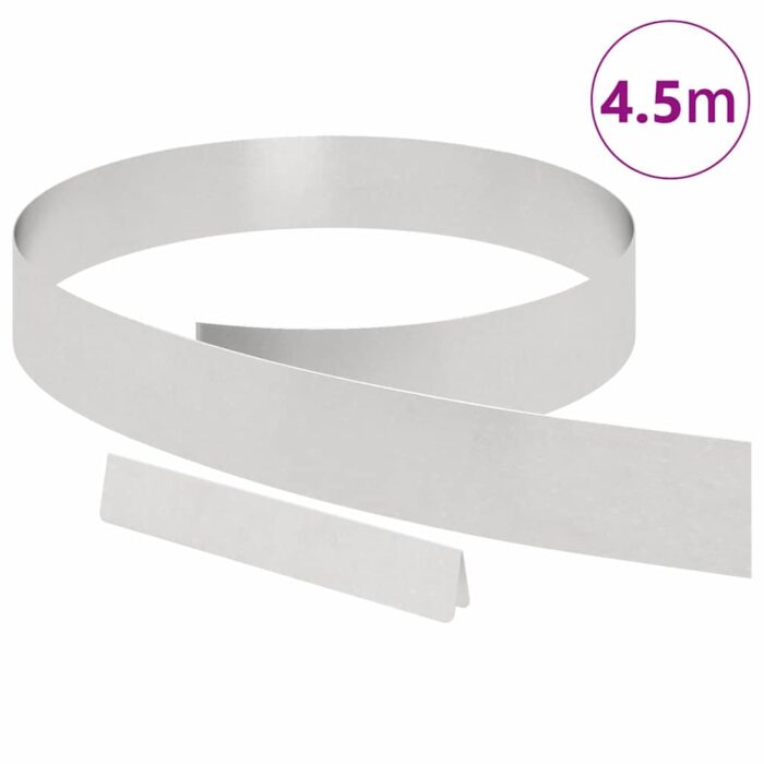Raseneinfassung Silber 450 x 0,05 x 15 cm Edelstahl – Bild 3