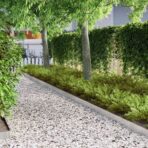 Raseneinfassung Silber 450 x 0,05 x 15 cm Edelstahl – Bild 4