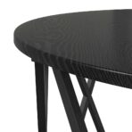 Couchtisch Schwarz Eichen-Optik 80 x 80 x 42 cm – Bild 8