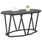 Couchtisch Schwarz Eichen-Optik 80 x 40 x 40.5 cm – Bild 3
