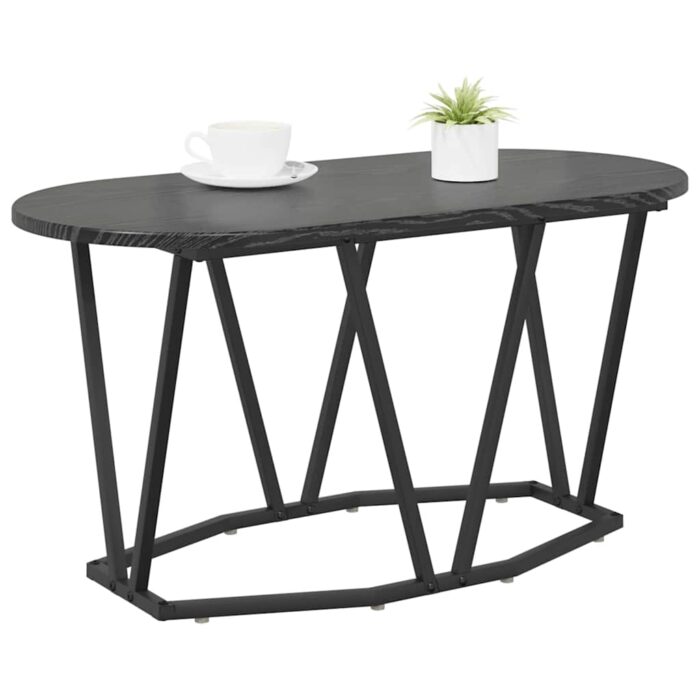 Couchtisch Schwarz Eichen-Optik 80 x 40 x 40.5 cm – Bild 3