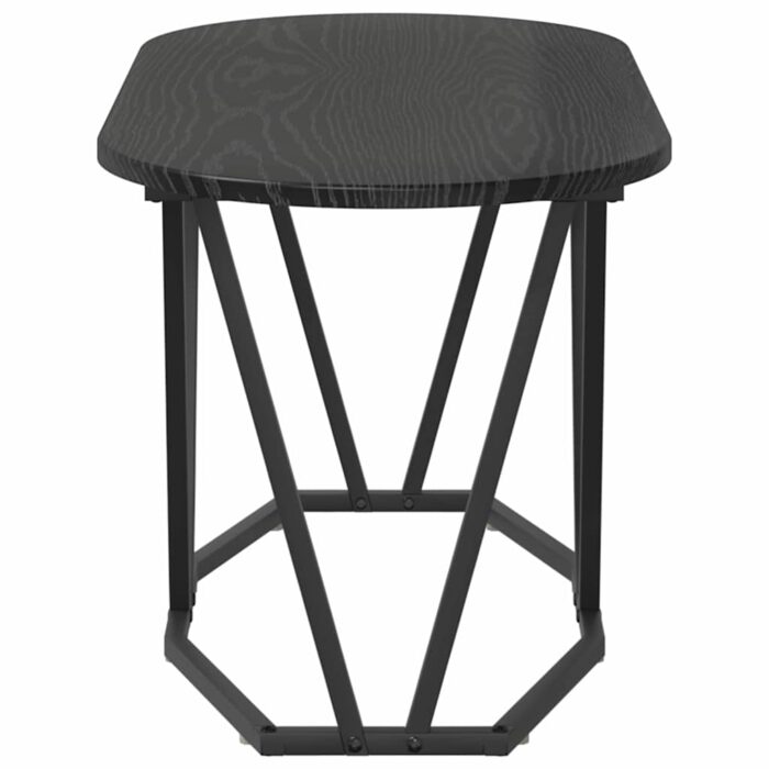 Couchtisch Schwarz Eichen-Optik 80 x 40 x 40.5 cm – Bild 6