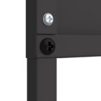 Garten Sichtschutz-Leinwand Schwarz 32 x 140 cm – Bild 6