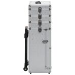 Kosmetikkoffer Aluminium Schwarz – Bild 3