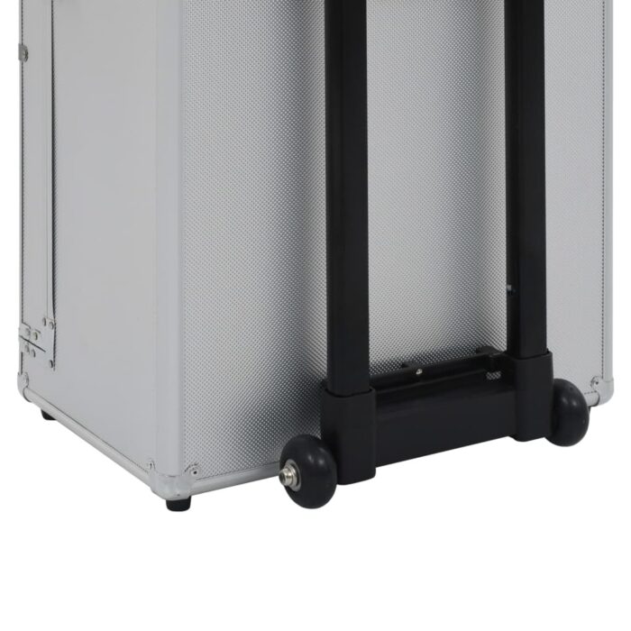 Kosmetikkoffer Aluminium Schwarz – Bild 8