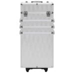 Kosmetikkoffer Aluminium Silbern – Bild 2