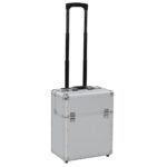 Pilotenkoffer 47 x 39 x 27 cm Silbern Aluminium