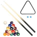 3-Fuss-Mini-Billardtisch 92×52×19 cm Braun und Grün – Bild 4