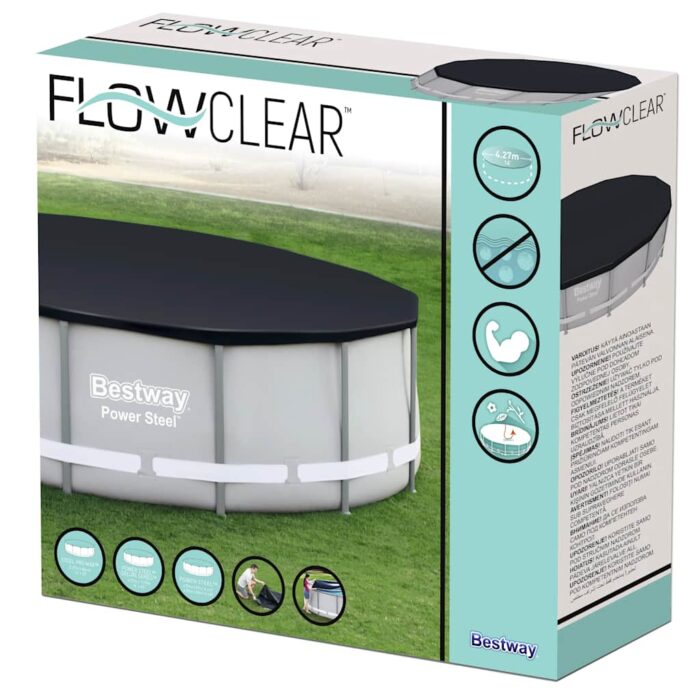 Bestway Poolabdeckung Flowclear 488 cm – Bild 9