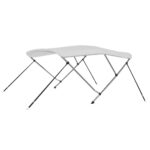 3-Bow Bimini Top Weiss 183x140x137 cm