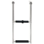 Einstiegsleiter 2 Stufen Edelstahl – Bild 2