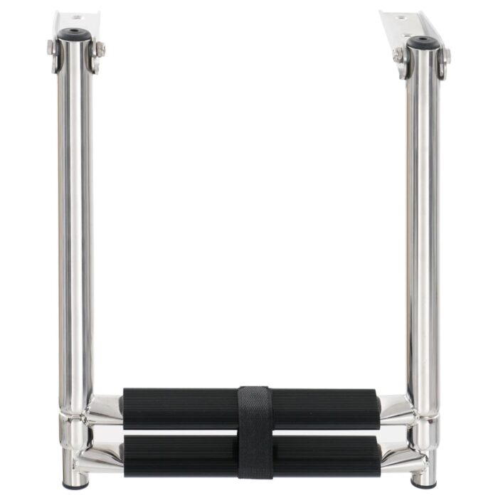 Einstiegsleiter 2 Stufen Edelstahl – Bild 4