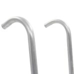 2-stufige Trampolinleiter Stahl Silbern – Bild 4