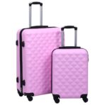Hartschalen-Trolley-Set 2 Stk. Rosa ABS