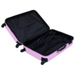 Hartschalen-Trolley-Set 2 Stk. Rosa ABS – Bild 10