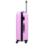 Hartschalen-Trolley-Set 2 Stk. Rosa ABS – Bild 4