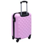 Hartschalen-Trolley-Set 2 Stk. Rosa ABS – Bild 9