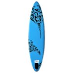 Aufblasbares Stand Up Paddle Board Set 305x76x15 cm Blau – Bild 3