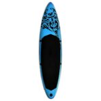 Aufblasbares Stand Up Paddle Board Set 305x76x15 cm Blau – Bild 4