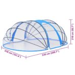 Pool-Kuppel Oval 530x410x210 cm – Bild 7