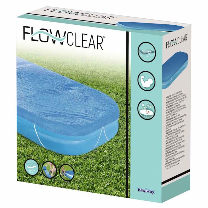 Bestway Flowclear Poolabdeckung 305x183x56 cm – Bild 5