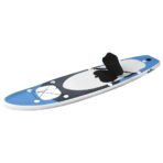 SUP-Board-Set Aufblasbar Blau 300x76x10 cm – Bild 2
