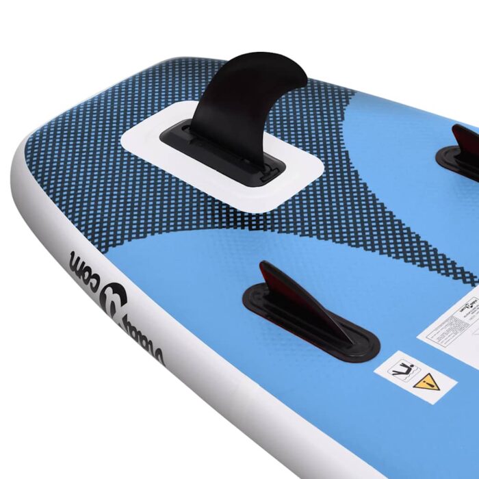 SUP-Board-Set Aufblasbar Blau 300x76x10 cm – Bild 6