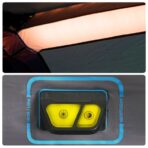 Familienzelt mit LED 6 Personen Hellblau Quick Release – Bild 11