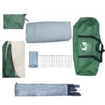 Kuppel-Familienzelt 6 Personen Grün Wasserdicht – Bild 13